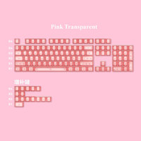 Original Factory Highly Transparent PC Keycaps on All Sides Frosted PBT Material 119 Key Keycaps