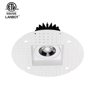 发光二极管筒灯Ip44 COB 3.5英寸可调光灯具商用3CCT 12w COB嵌入式模块发光二极管聚光灯 - Product Image 2