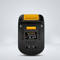 Adaptor Baterai BAU20DW untuk Baterai Li-ion 20V, Mengubah menjadi Perkakas Listrik Tanpa Kabel 20V