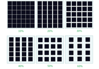 Panel Solar Transparente de Doble Vidrio con Celdas N de 440W y 23% de Eficiencia, Disponible para OEM/ODM, para Invernaderos y BIPV