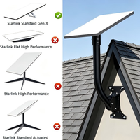 Support de toit réglable de haute qualité Starlink G3/V3, connecteur d'installation de toit, accessoires de tuyauterie coudée, kit de montage V3
