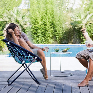 Silla Plegable Moderna, Resistente y Ligera con Marco Metálico y Tela Oxford, con Elástico, para Uso en Exteriores: Picnic, Playa, Pesca para Niños - Product Image 2