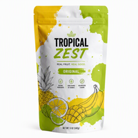 Sachets d'emballage en plastique personnalisés de qualité alimentaire, pochettes verticales pour compléments et snacks