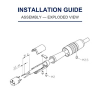 M16 Circular Connector IP40 IEC 61076-2-106 Screw Locking Female Straight 3 Pin Solder Terminal Sensor Industrial 4-6mm Cable