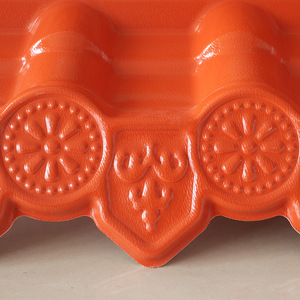 <b>PVC</b> Roof <b>Tile</b> 1050mm X 500mm Waterproof Chinese Style Building <b>Tile</b> - Product Image 3