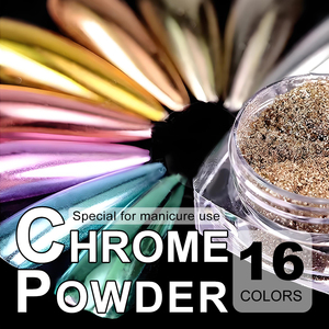Polvo de cromo CNMI <span class=keywords><strong>para</strong></span> uñas, de 16 <span class=keywords><strong>colores</strong></span> Kit, polvo de uñas, sombra de ojos, pigmentos de polvo Natural de grado cosmético - Product Image 5