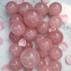 Sfere di Quarzo Rosa Naturale Lucidato all'Ingrosso, Palline di Cristallo Rosa, Regalo di Tendenza per le Feste, Decorazione per la Casa - Product Image 3