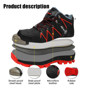 Calzado <span class=keywords><strong>de</strong></span> Seguridad Industrial con Puntera <span class=keywords><strong>de</strong></span> Protección, Parte Superior <span class=keywords><strong>de</strong></span> Microfibra, Entresuela Anti-perforación y Suela <span class=keywords><strong>de</strong></span> Goma Antideslizante para Trabajos <span class=keywords><strong>de</strong></span> Distribución en Almacenes - Product Image 2