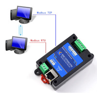 Convertisseur DIN Rail RS232 RS485 vers Ethernet, passerelle IoT Modbus, serveur série bidirectionnel transparent RTU DTU WST-TCP232