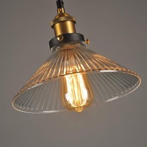 Lampada <span class=keywords><strong>a</strong></span> <span class=keywords><strong>Sospensione</strong></span> Industriale Retrò, Lampadario Creativo Americano in Vetro per Sala da Pranzo - Product Image 2