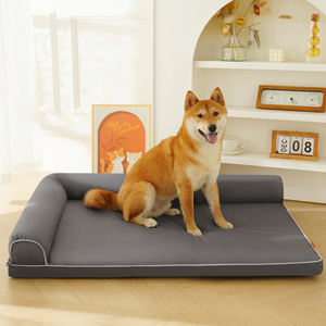 Lits orthopédiques <span class=keywords><strong>pour</strong></span> chiens confortables à la maison <span class=keywords><strong>grand</strong></span> canapé-lit <span class=keywords><strong>pour</strong></span> animaux de compagnie de grande taille avec housse lavable <span class=keywords><strong>coussin</strong></span> de siège d'été en mousse à mémoire de forme <span class=keywords><strong>pour</strong></span> chat - Product Image 1
