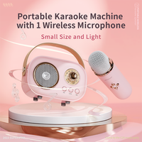 Haut-parleur Karaoké 1000 mAh avec Micro, Bluetooth, Radio FM Portable – Vente en Gros Usine