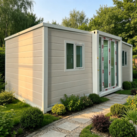 Maison modulaire pliable pour les aventures en plein air avec structure en acier durable