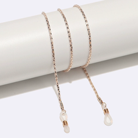Chaîne de lunettes antidérapante en métal, collier porte-lunettes, fabrication soignée, sangle pour lunettes, accessoires pour femmes
