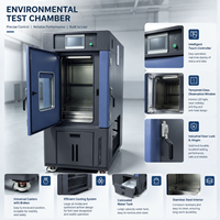 Chambre d'essai environnementale de simulation de cycle climatique haute et basse température et d'humidité avec contrôleur programmable