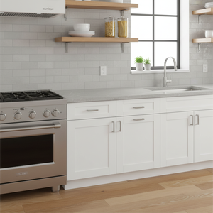 Gabinete de Cocina Moderno Sunique Sydney Blanco, 21 Pulgadas de Ancho, Tipo de Panel de Puerta MDF - Product Image 4