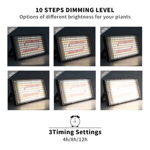 ชุดไฟปลูกพืชในร่มแบบ <span class=keywords><strong>LED</strong></span> สเปกตรัมเต็ม 400W พร้อมตัวตั้งเวลา 3 โหมด สำหรับปลูกพืชในร่มในโรงเรือนเพาะชำในสหรัฐอเมริกา - Product Image 2