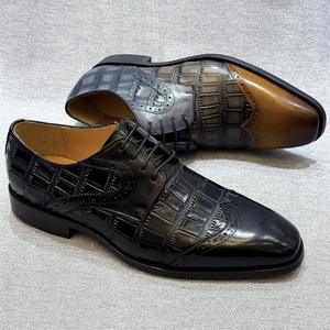 Chaussures Oxford Homme Tendance 2025 – Nouveauté Pointues à Lacets Antidérapantes Imperméables – Vente Directe en Gros – Formelles et Décontractées pour Gentleman - Product Image 3