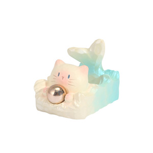 Pai Ocean Energy - Caja Sorpresa de Adornos de Gatos, Decoración de Escritorio con Dibujos Animados de Mascotas Lindas, 6 Piezas por Caja, para Niños y Coleccionistas - Product Image 4