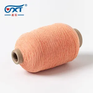 Chinese 1807575 DCY Spandex Elastic Covered Polyester Dope Dyed Yarn Supplier