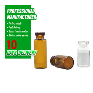<b>Amber</b> <b>Glass</b> Serum <b>Bottle</b> 3ml 1ml for Cosmetic Essence Skincare Ampoule Customizable <b>Bulk</b> Order Sterile Injection Vials - Product Image 2