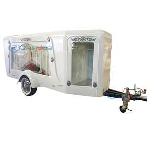 Hot Sale Funeral Horse Hearse Coffin Horse Buggy White Casket Chariot Electric Funeral Horse Carriage Coffin <b>Trailer</b> - Product Image 1