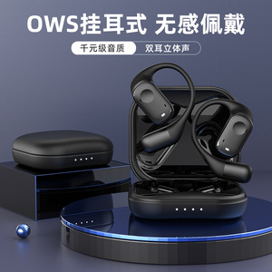 Open Ear <b>Bluetooth</b> Earphone Y30 Wireless Sport Hang Ear Type C Charging BT 5.3 Touch Control AAC Dynamic Mic Plastic - Product Image 3