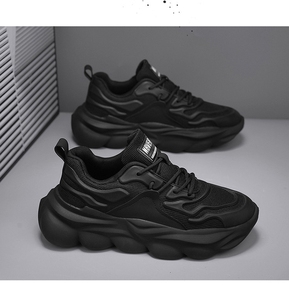 รองเท้ากีฬาพื้นแพลตฟอร์มแฟชั่นสำหรับผู้ชายรองเท้าผ้าใบลำลองสำหรับคู่รักกลางแจ้งระบายอากาศน้ำหนักเบารองเท้าวิ่งสีขาวน้ำหนักเบา - Product Image 5