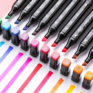 Marqueurs permanents de couleur en option (30/60/168) pour l'art, le <span class=keywords><strong>manga</strong></span>, le dessin et le croquis – Stylo pinceau artistique de Chine - Product Image 3