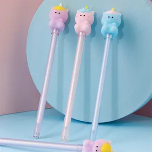 Custom Pink North America Rainbow Unicorn Gel Pen Cute Promotional Gift Creative Girl Colorful Gel Pen Stationery