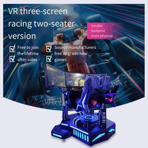 Popular Simulador de Carreras VR de 3 Pantallas, Realidad Virtual de 360 Grados, Juego 9D para Adultos, Parque de Realidad Virtual - Product Image 4