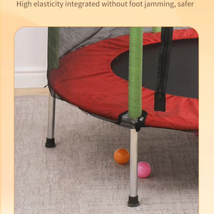 OEM chất lượng cao hình vòng thẳng chân Trampoline gia cố bằng hàng rào cho trẻ em trong nhà vui chơi giải trí gia đình cơ sở - Product Image 5