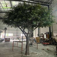 Faux arbre vert Arbre artificiel grand arbre Banian pour la décoration de restaurant