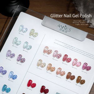 Juego de 26 colores ANNIES, 12ml, Mini Flash Light UV Gel Nails Soak off Neon Glitter Gel Polish - Product Image 3