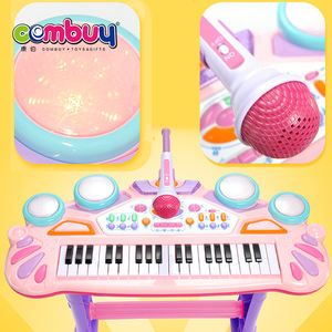 เครื่องดนตรีไฟฟ้าการเรียนรู้ของเล่นเปียโนกับไมโครโฟน - Product Image 2