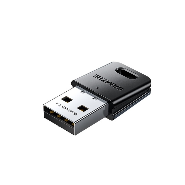 SAMZHE USB Bluetooth 5.4 Adapter with Indicator Light 2.4GHz WiFi Bluetooth USB Adaptor for Wireless Speaker Audio Receiver