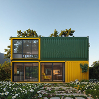 Maison conteneur de style méditerranéen de 20 pieds