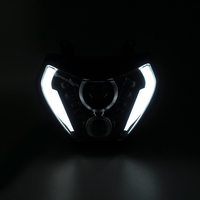 Phare LED pour YAMAHA MT09 FZ09 2014-2016 MT07 2018 2019 Ensemble de phares de moto