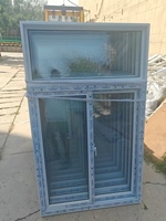 Ventanas de vinilo PVC UPVC personalizadas de fábrica, ventanas de vidrio plástico, habitaciones interiores, ventanas correderas dobles insonorizadas UPVC