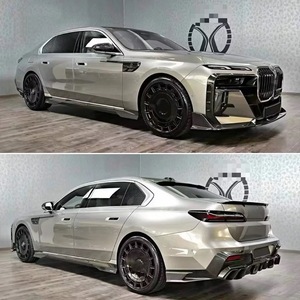 Kit carrozzeria in fibra di carbonio a secco in stile MSY per <span class=keywords><strong>BMW</strong></span> serie 7 <span class=keywords><strong>G70</strong></span> gonna anteriore diffusore posteriore Spoiler specchio - Product Image 6