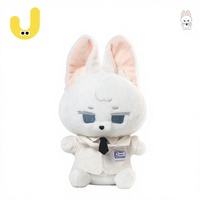 Peluche Lapin Docteur Adorable, Coussin de Sommeil Doux, Poupée en Peluche Rembourrée avec Remplissage en Coton PP pour Enfants et Adultes