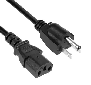 Wholesale of American extension plug NEMA5-15P to C13 cable 1.5m 10A250V for computer cabinet expansion power cord