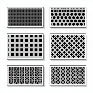 Tôle perforée en métal haute résistance résistante à la corrosion / Grille de broyeur à marteaux / Service de découpe de grilles de broyage - Product Image 1