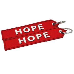 Hot Sell Personalized Custom Logo Fabric <strong>Label</strong> Woven Tags <strong>Key</strong> Chain Pendant <strong>Key</strong> Ring Embroidery Jet Tag Custom Keychain - Product Image 5