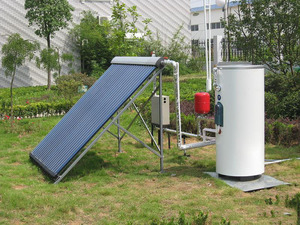 Système de chauffe-eau solaire de haute qualité pour usage extérieur et garage, 100L 200L 300L, type à tubes sous vide pressurisés, haute performance - Product Image 3