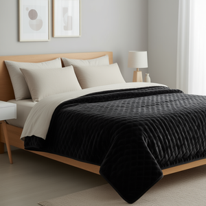 Coperta Nordica Matrimoniale XL Loket in Cotone Lavorato a Maglia Lavabile per Uso Domestico - Product Image 2