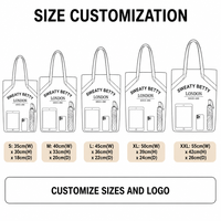Tas Tote Kanvas Logo Warna-warni Custom Bapu Daur Ulang, Tas Belanja Tali Bahu Ekstra Besar, Dapat Digunakan Kembali, Untuk Perjalanan, Iklan, dan Kegunaan Sehari-hari