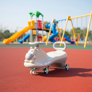 Voiture à bascule pour enfants de <span class=keywords><strong>1</strong></span> à 5 ans, quatre roues universelles silencieuses, couleurs mélangées, voiture à bascule pour enfants, prix bas, jouets à roulettes pour bébé - Product Image 3