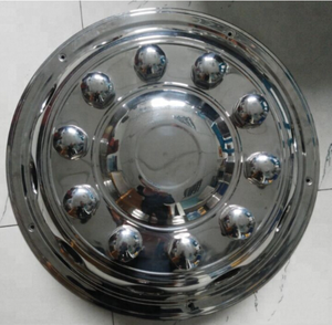 Tapacubos de 22.5 Pulgadas para Camión <span class=keywords><strong>Volvo</strong></span> SCANIA, Marca HUIYING, Certificación TS16949, Acero Inoxidable Atornillable - Product Image 2