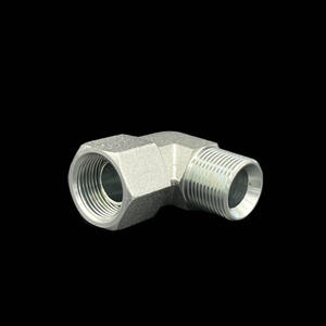 Raccord de tuyau d'huile droit 90° droit pour carter d'huile, filetage impérial, conversion interne/externe, type C, joint conique 60, 2B9 - Product Image 1